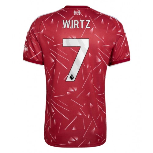 Stroje piłkarskie Liverpool Florian Wirtz #7 Koszulka Podstawowej 2026-27 Krótki Rękaw